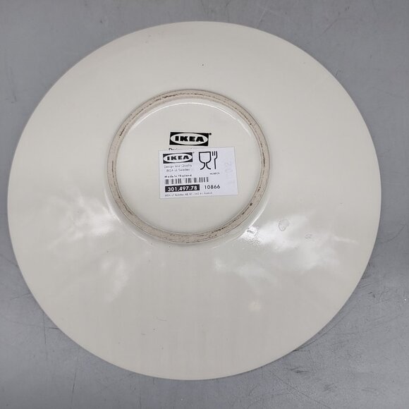 IKEA Odmjuk 2 Cup & Saucers Set Ivory Blue Floral Design 10866 Oversized - Picture 7 of 7